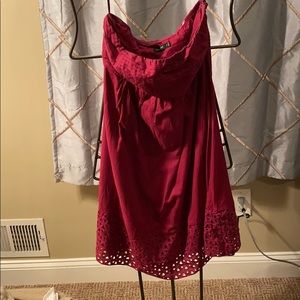 Magenta semi-formal dress